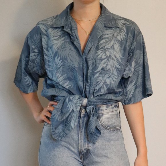 Puritan | Blue Hawaiian Summer Button Up | 050 - Picture 1 of 5